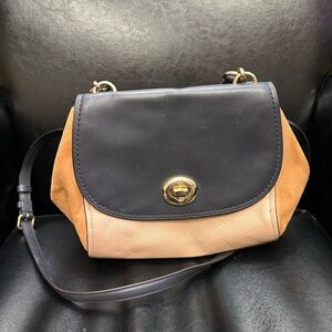 Elegant Black and Tan Women's Bag